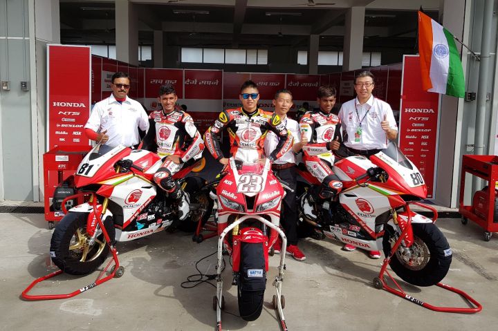 IDEMITSU Honda India team