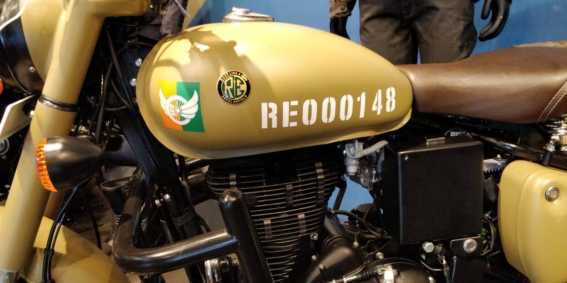 Royal enfield signals discount fuel tank price