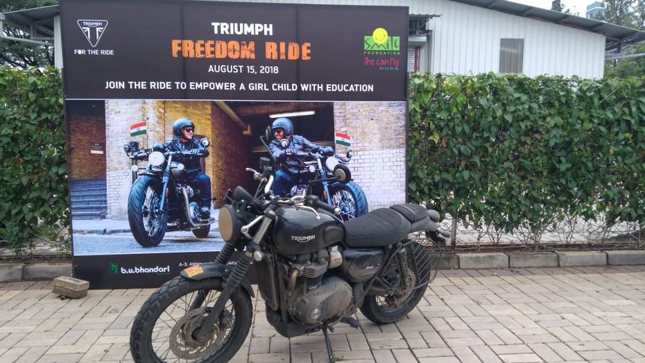 Triumph I Day Ride banner
