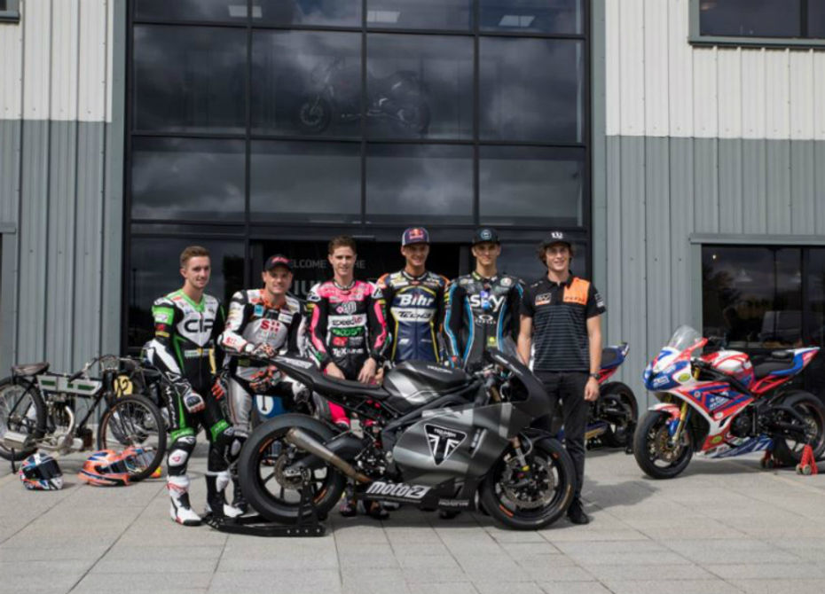 Triumph Moto2 race engine unveil