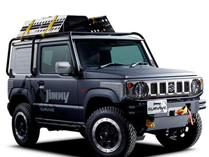 Suzuki Teases Jimny Sierra Pickup, Survive Concepts
