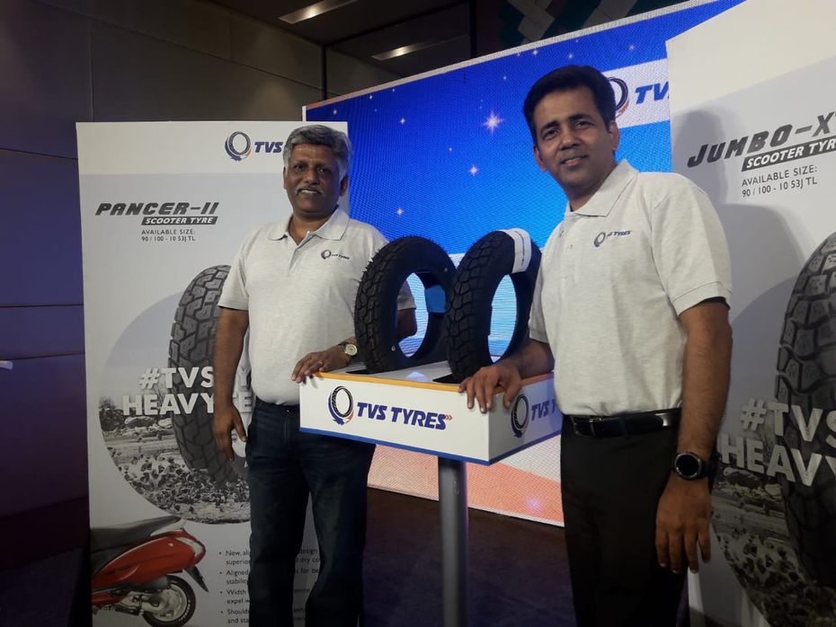 TVS Tyres Launches Two New Range Of Tyres For Scooters