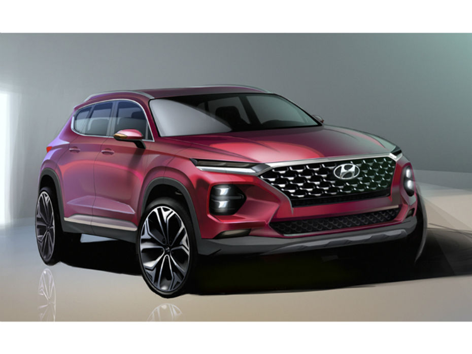 2019 Hyundai Santa Fe Renders Revealed