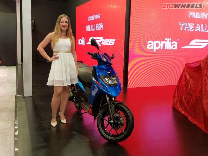Aprilia SR 125 Unveiled At Auto Expo 2018