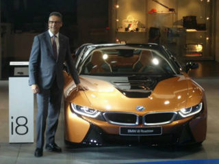 BMW i8 Roadster Showcased At Auto Expo 2018