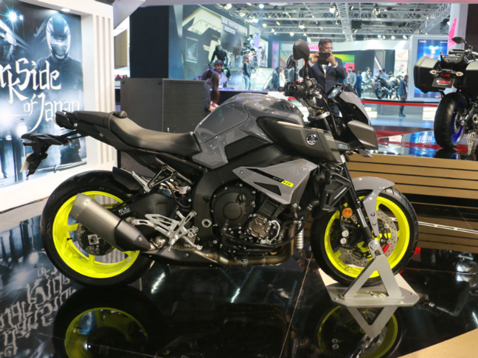 Yamaha MT-10 Showcased At Auto Expo 2018