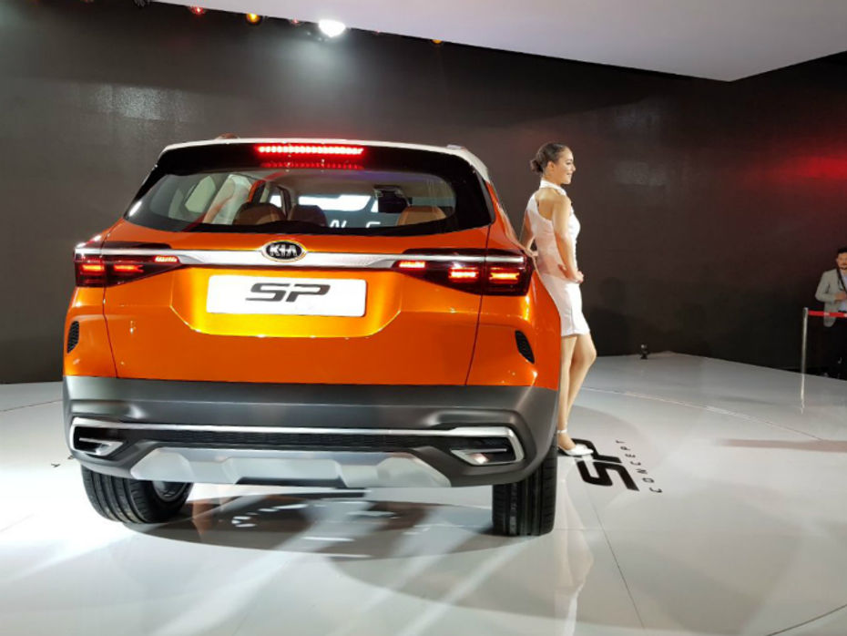 Kia SP Concept Showcased At Auto Expo 2018