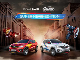 Renault Kwid Iron Man And Captain America Avengers Edition Revealed