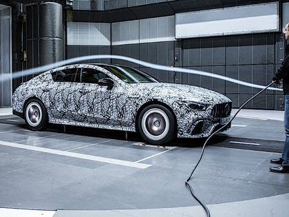 Mercedes-AMG GT Four-Door Undergoes Wind Tunnel Testing