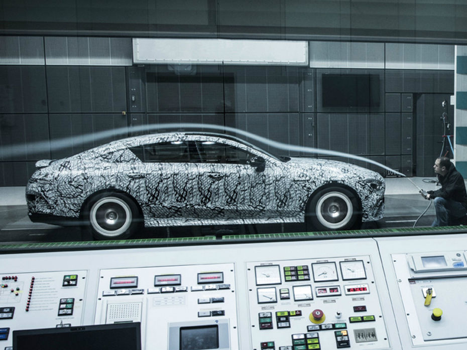 Mercedes-AMG GT Four-Door Undergoes Wind Tunnel Testing