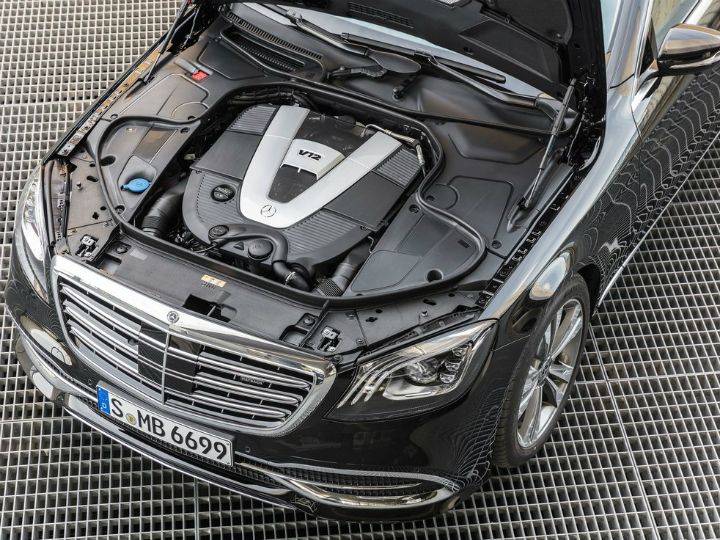 Mercedes-Maybach S650 engine bay