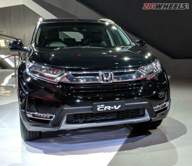Honda CR-V Showcased At Auto Expo 2018