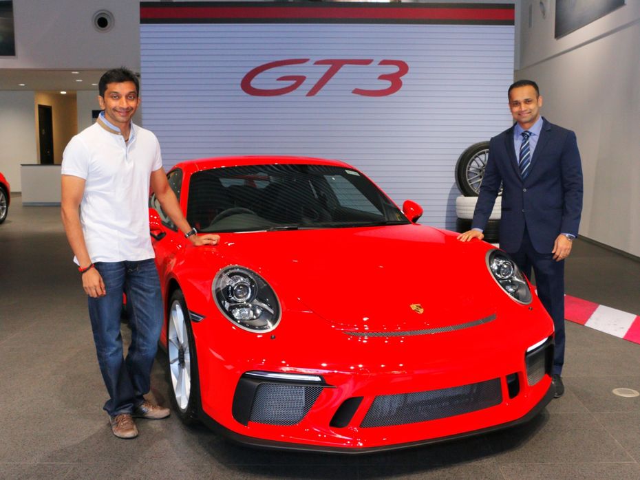 Porsche 911 GT3 And Karthikeyan