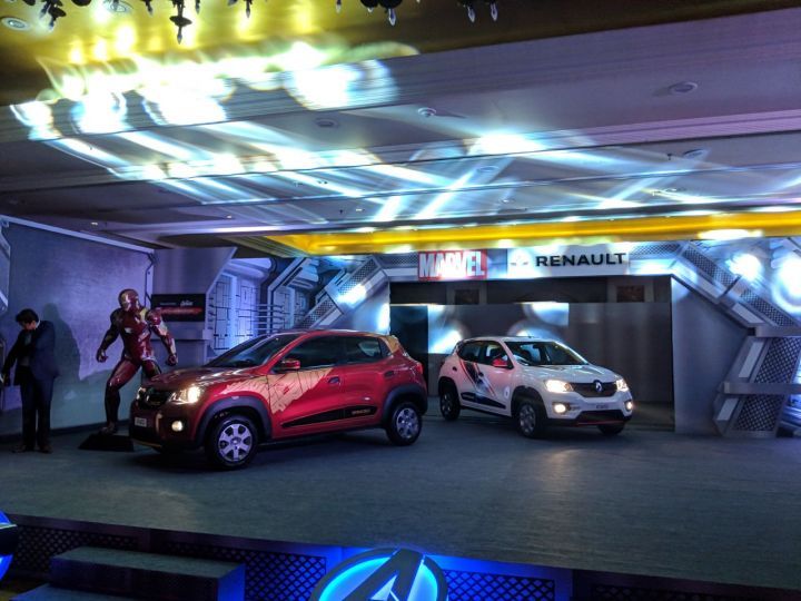Renault Kwid Iron Man And Captain America Avengers Edition