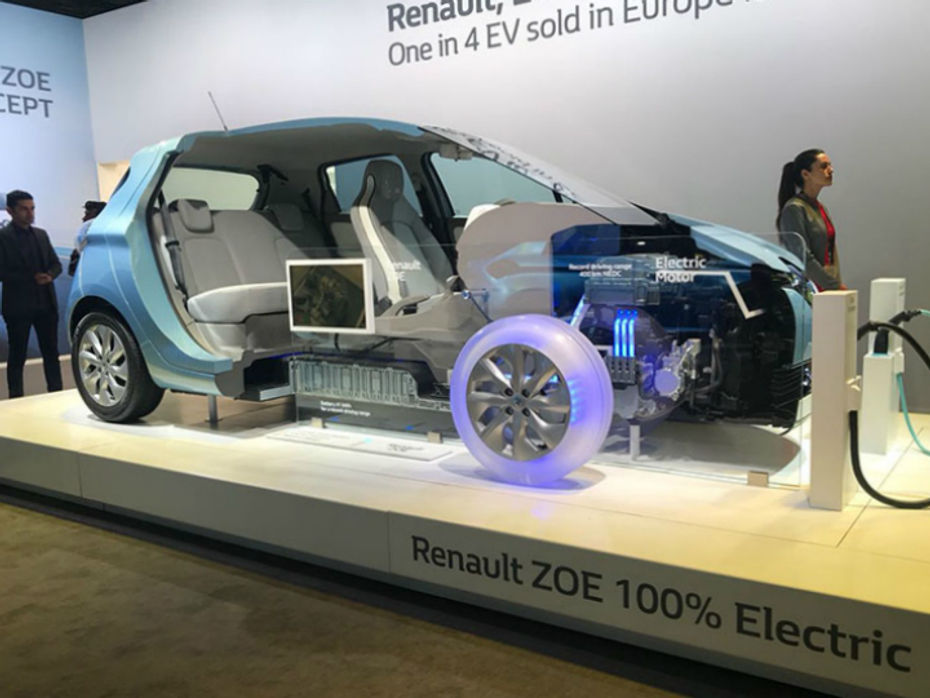 Renault Zoe Revealed Auto Expo 2018
