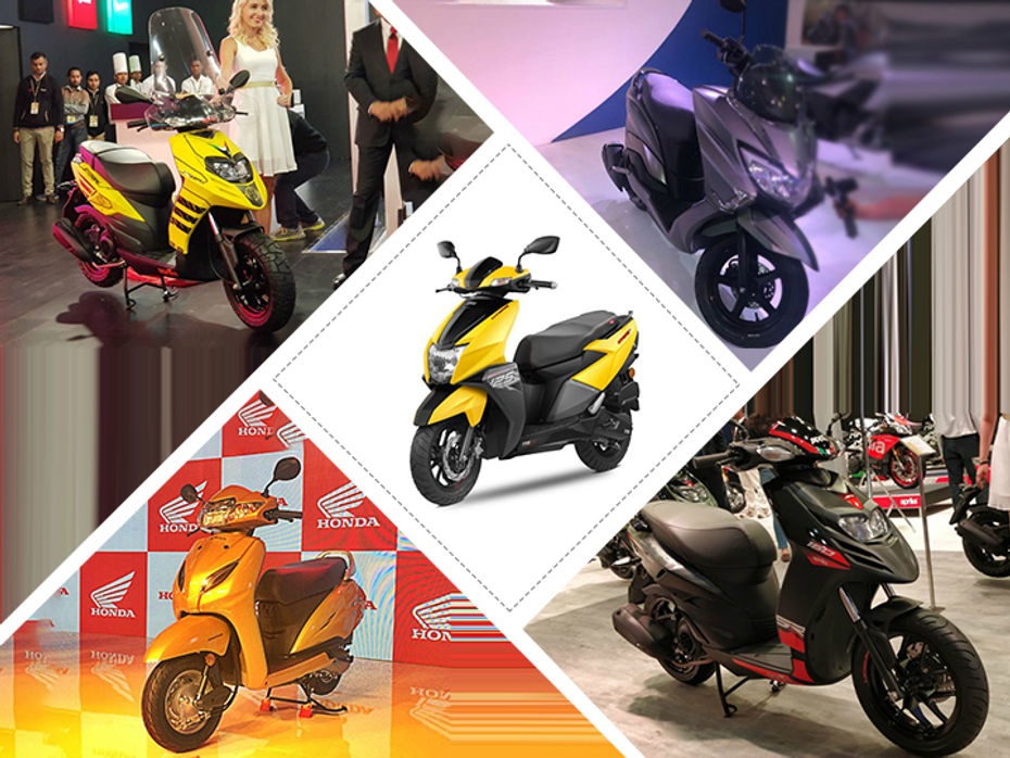 Top 5 Scooters At Auto Expo 2018: Honda Activa 5G, TVS NTORQ And More...