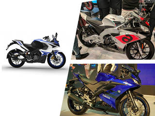 Yamaha R15 V3.0 vs Aprilia RS 150 vs Bajaj Pulsar RS200: Spec Comparison