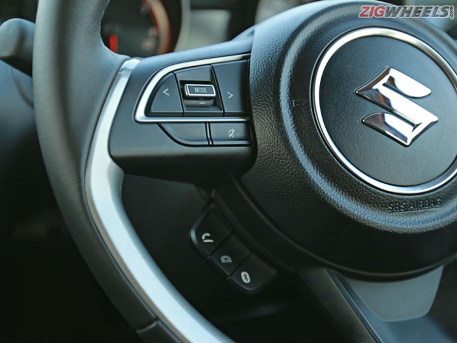 new Maruti Suzuki Swift steering controls