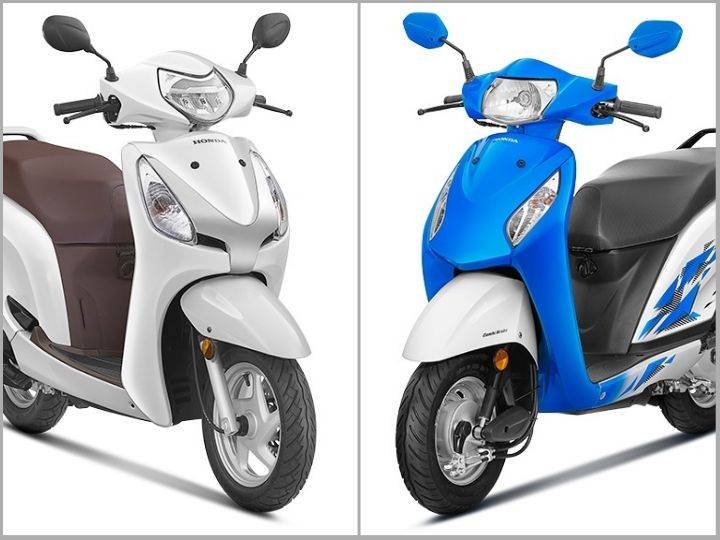 2018 Honda Activa i and Aviator