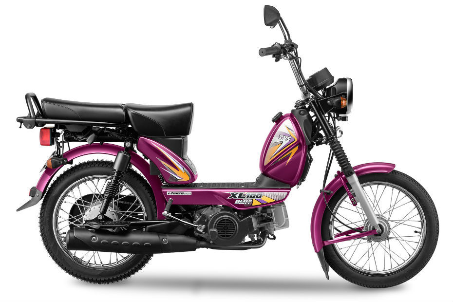 TVS XL100 Gets Electric Starter And A USB Charger