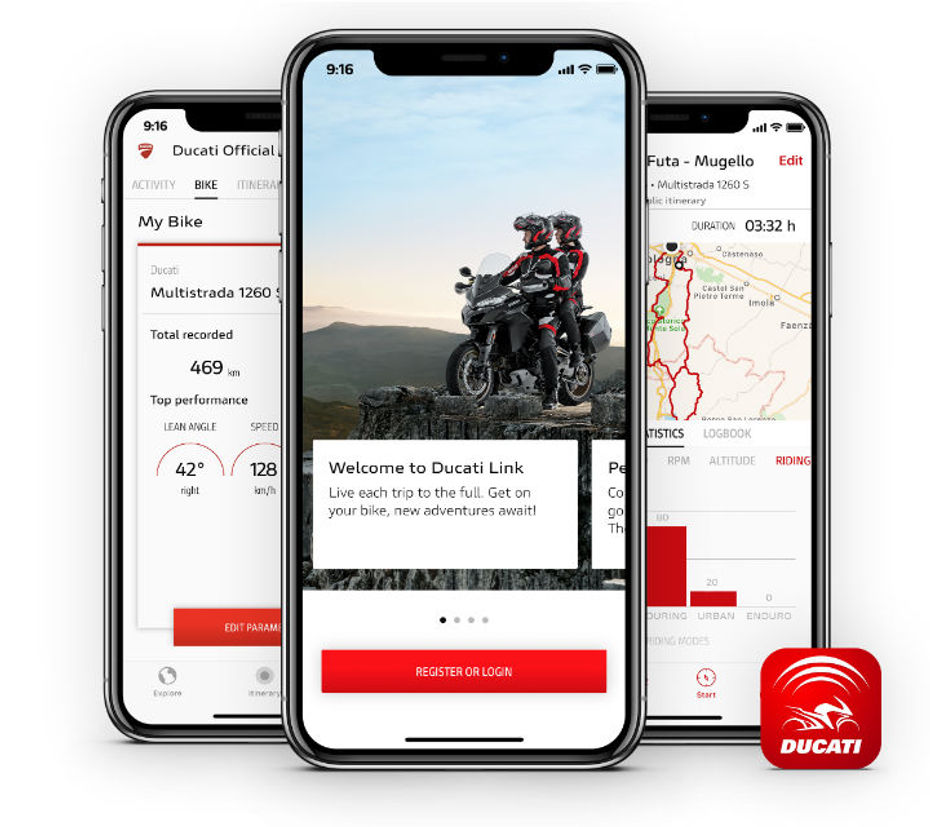 Ducati Link App screenshot