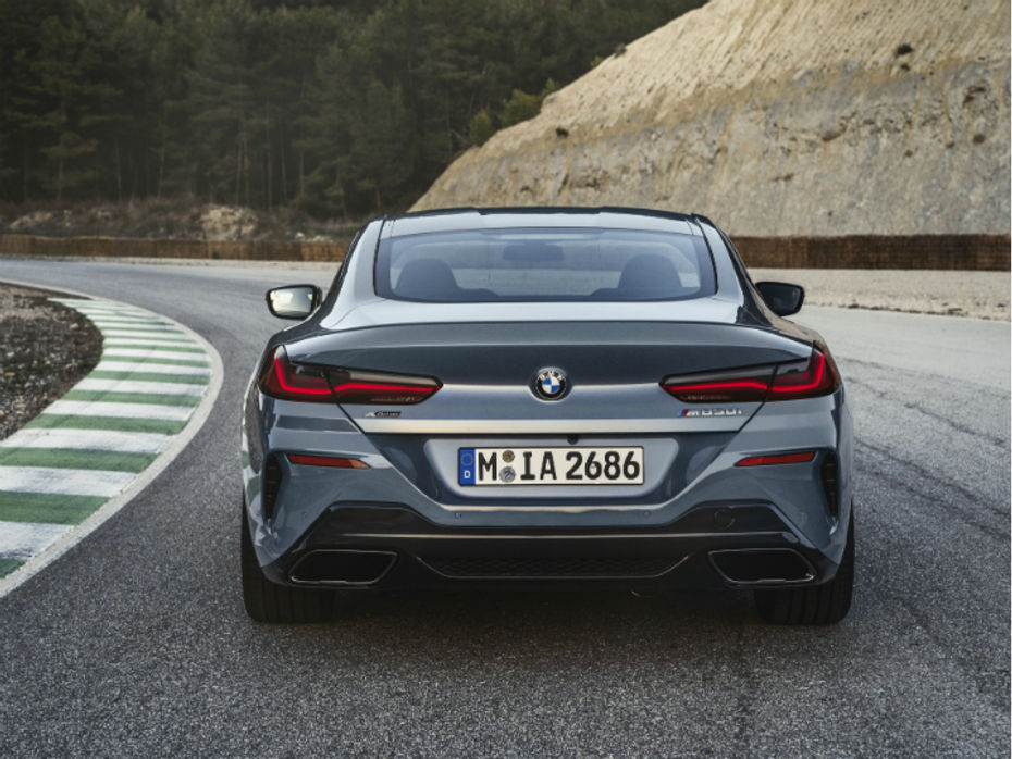 BMW 8 series coupe rear