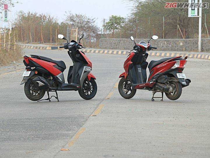 TVS NTorq vs Honda Grazia Road Test Review