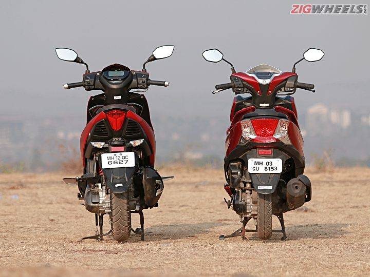 TVS NTorq vs Honda Grazia Road Test Review