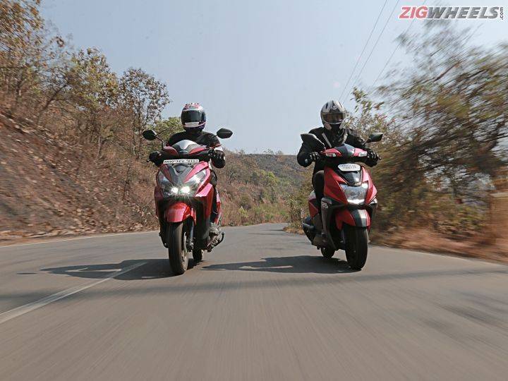 TVS NTorq vs Honda Grazia Road Test Review