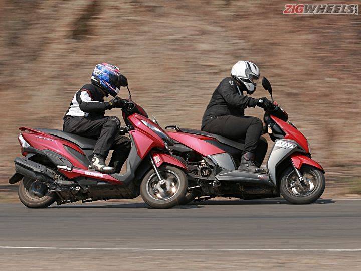 TVS NTorq vs Honda Grazia Road Test Review