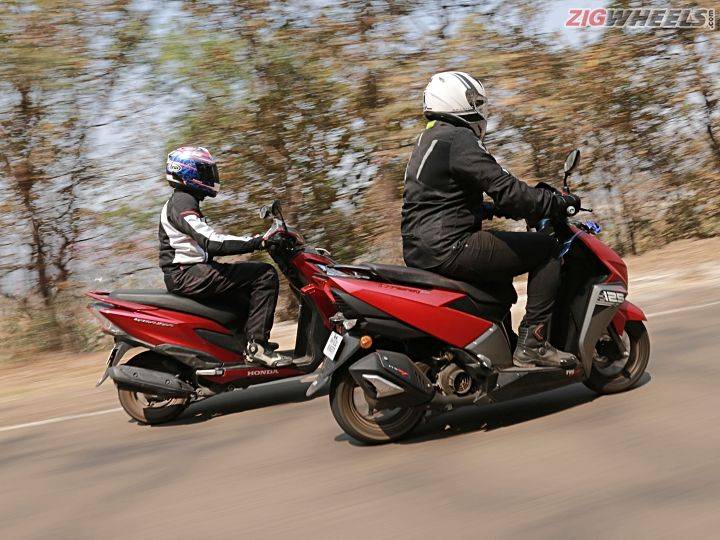 TVS NTorq vs Honda Grazia Road Test Review