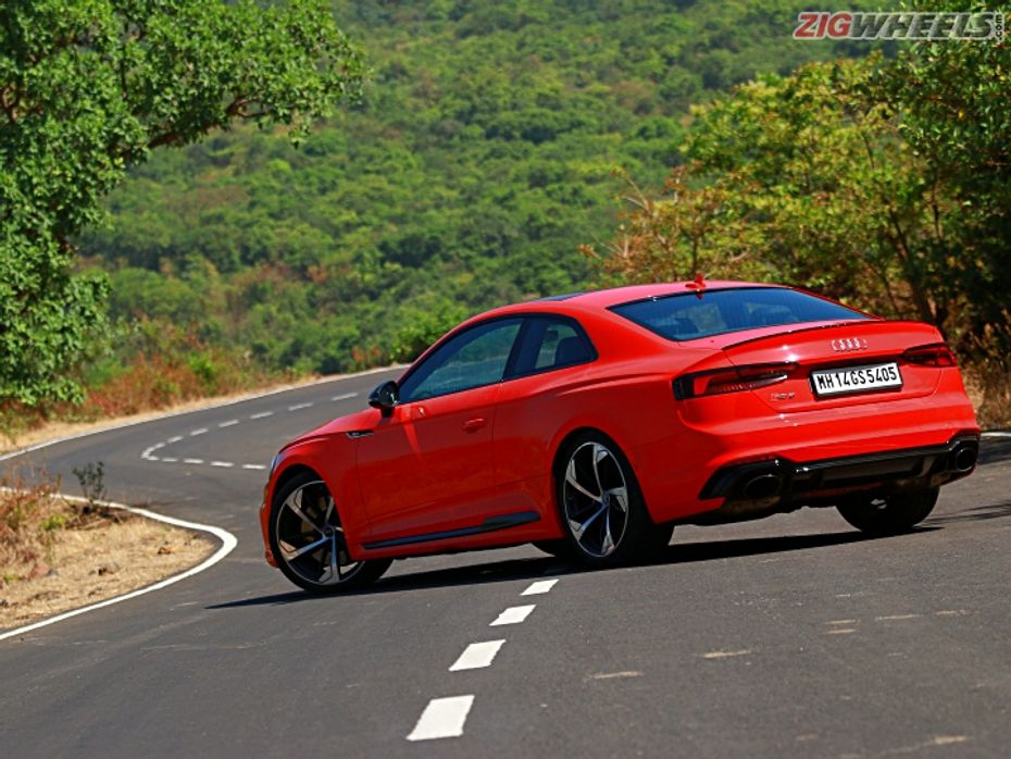 The rear of the RS5 is a thing of beauty