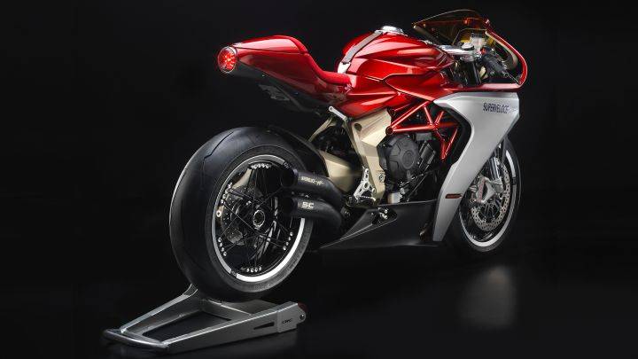 MV Agusta Superveloce 800 rear angle