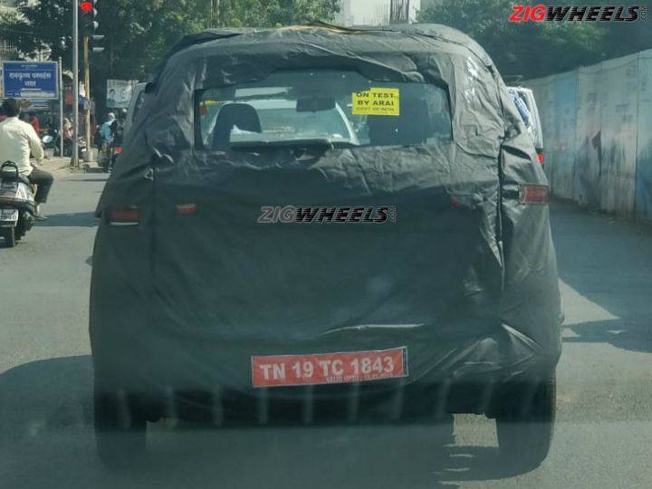 Renault Kwid MPV Spied Again