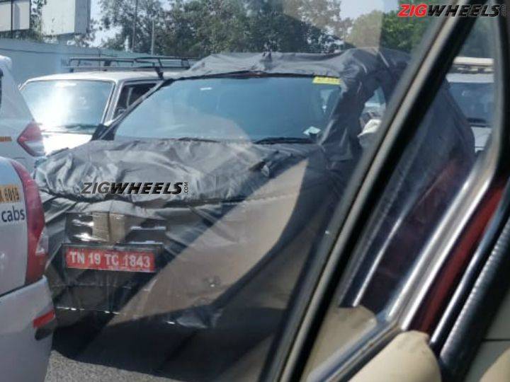 Renault Kwid MPV Spied Again