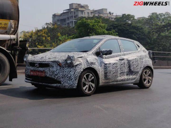 Tata 45X Hatchback Spied ZigWheels Exclusive