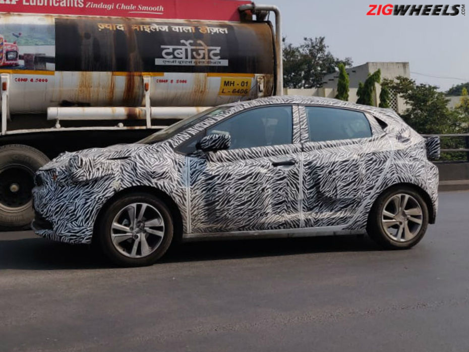 Tata 45X Hatchback Spied ZigWheels Exclusive