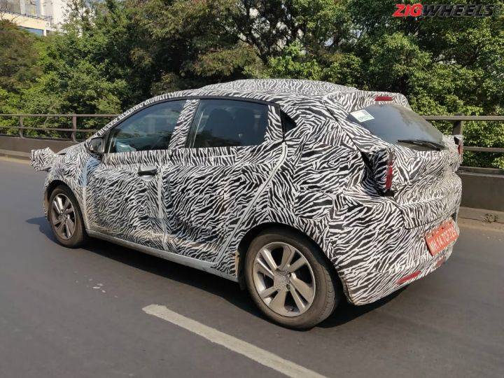 Tata 45X Hatchback Spied ZigWheels Exclusive