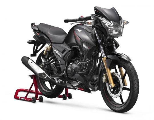 Cosmetically Updated 19 Tvs Apache Rtr 180 Launched At Rs 84 578 Zigwheels