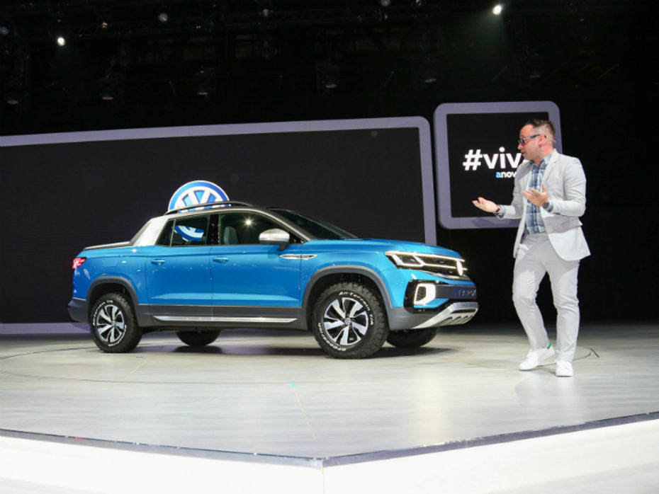 Volkswagen Taroq Concept Pick-Up Revealed Sao Paulo 2018