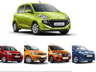 Hyundai Santro Vs Celerio vs WagonR vs Tiago vs GO: Spec Comparo