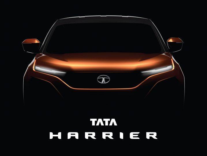 tata harrier teaser front