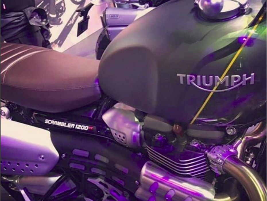 Triumph Scrambler 1200 leaked