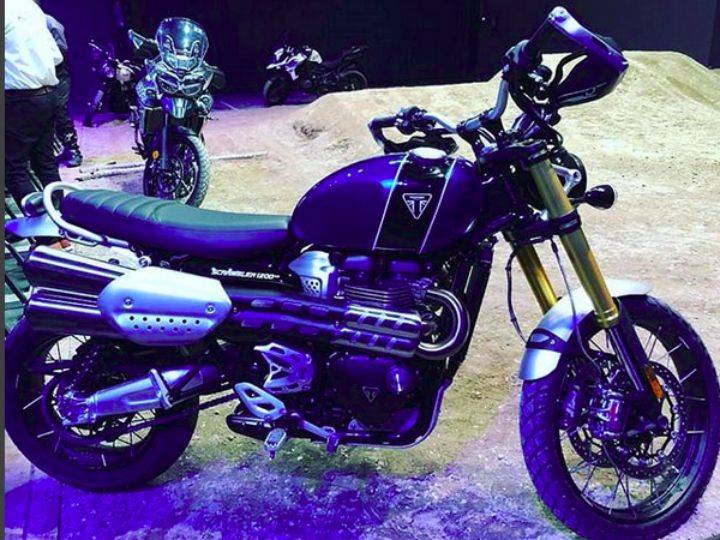 Triumph Scrambler 1200 leaked