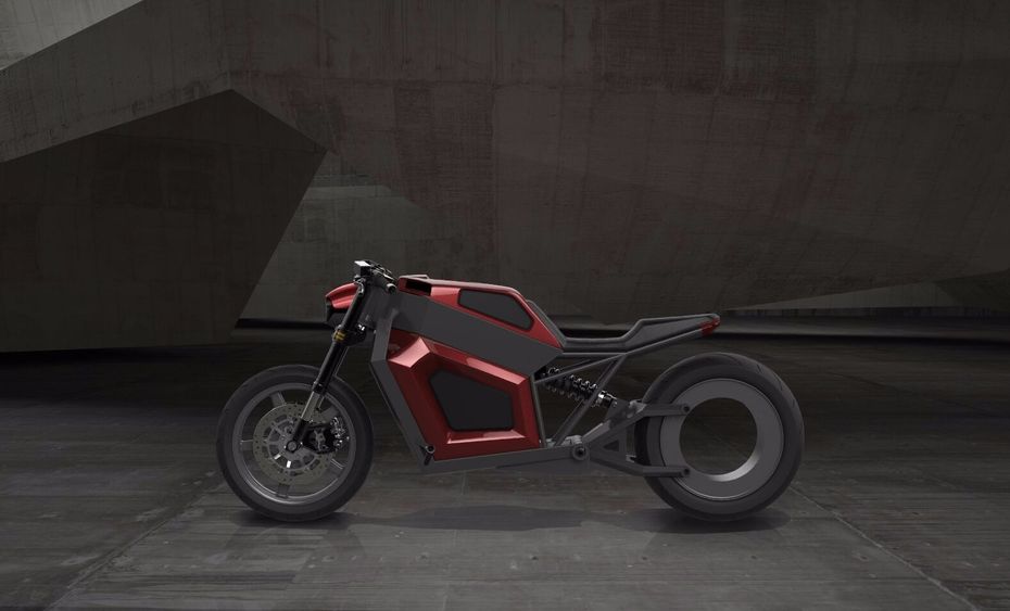RMK Displays Hubless Electric Motorcycle