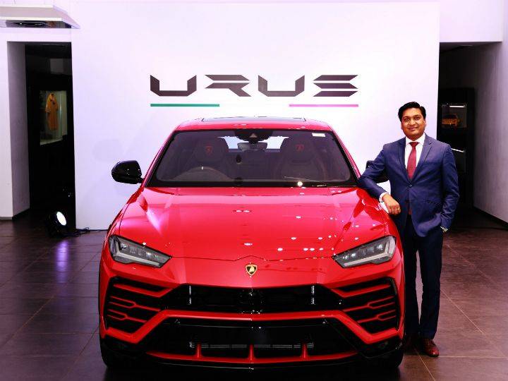 Image result for India's first Lamborghini Urus delivered to a Mumbai customer