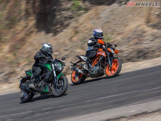 19 Bajaj Dominar 400 Vs Ktm 390 Duke Picture Gallery Zigwheels