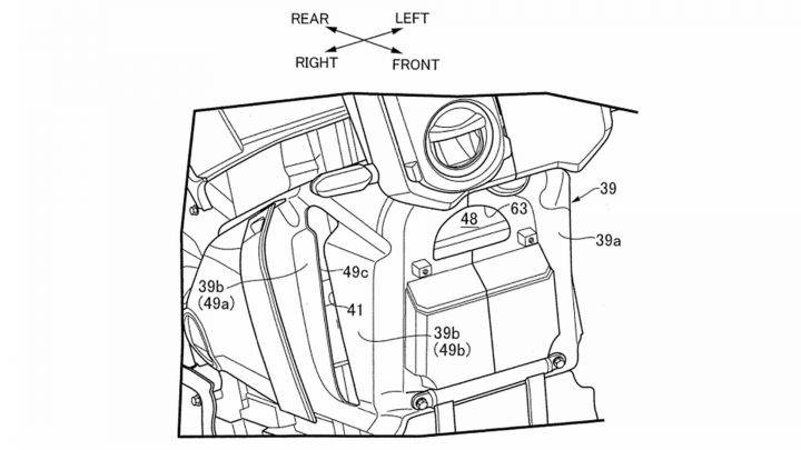 honda fuel cell bike intake front
