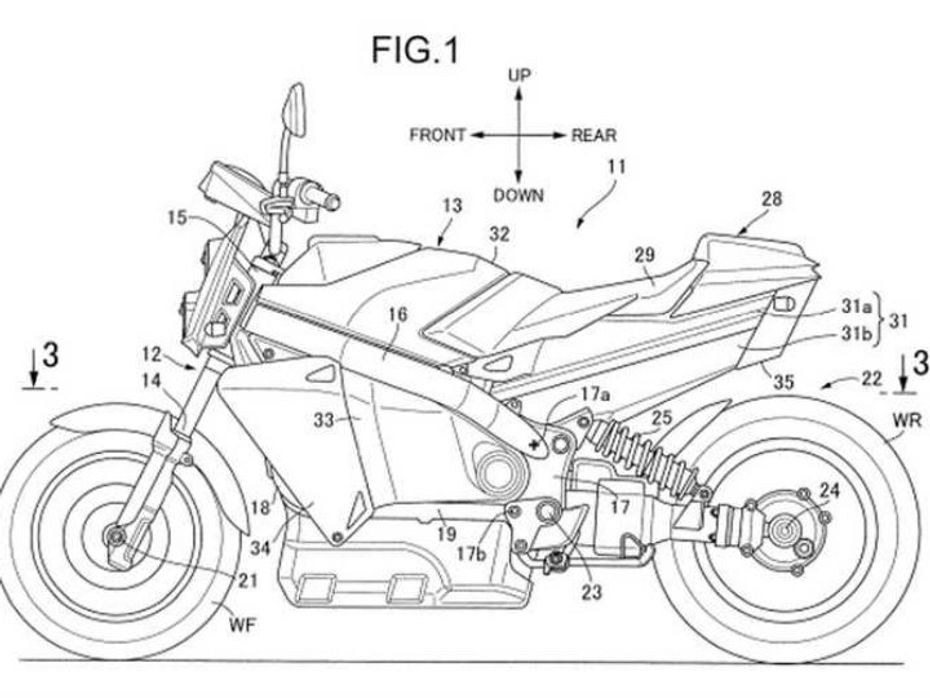 honda fuel cell bike patent