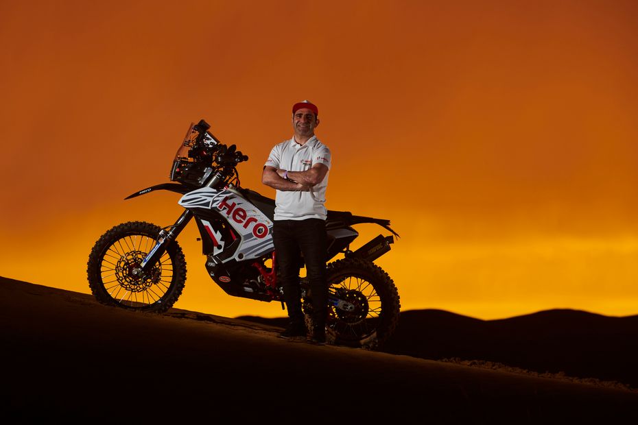 Hero Signs Star HRC Factory Rider Paulo Goncalves